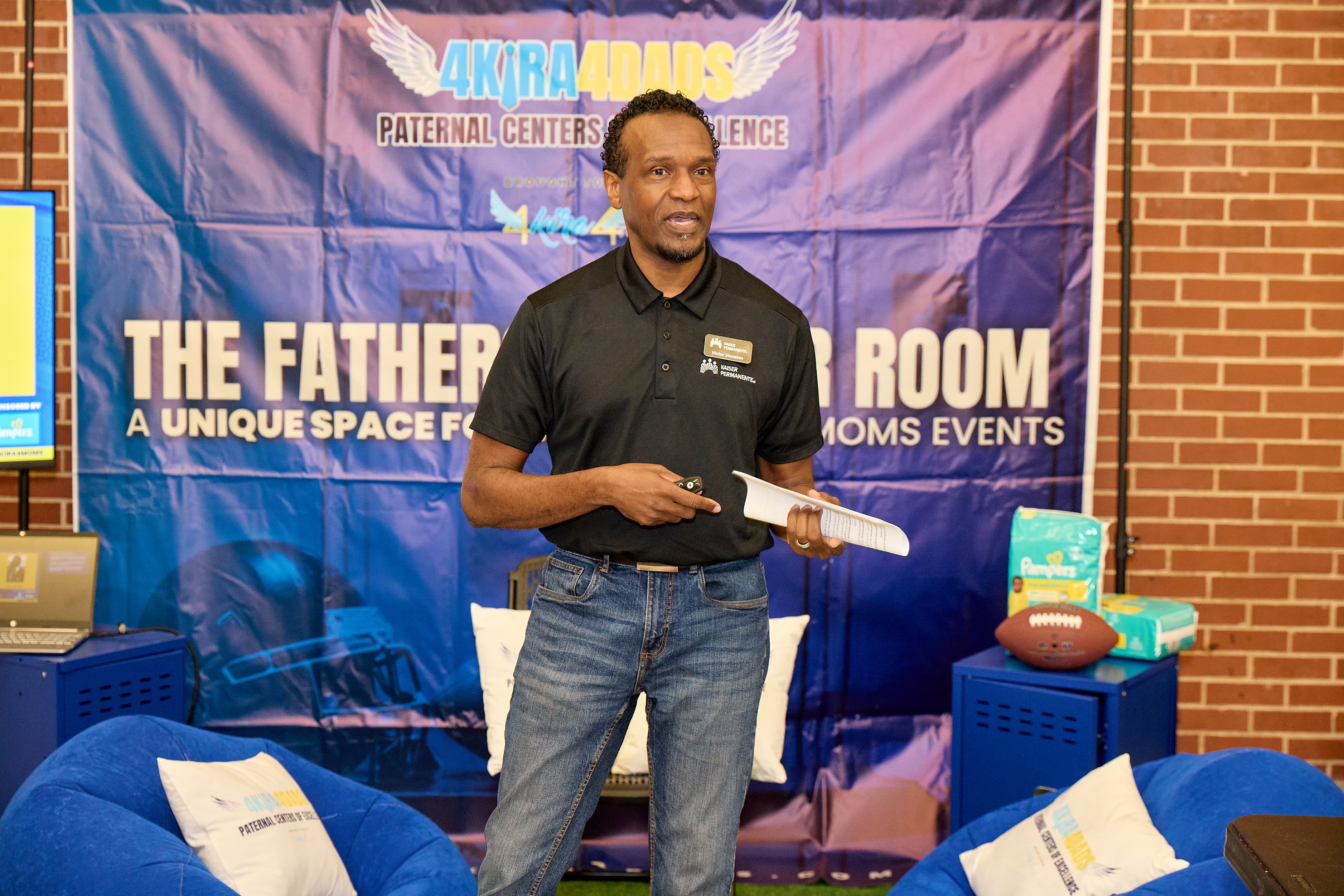 PCOE Locker Room Participant, Father of Newborn